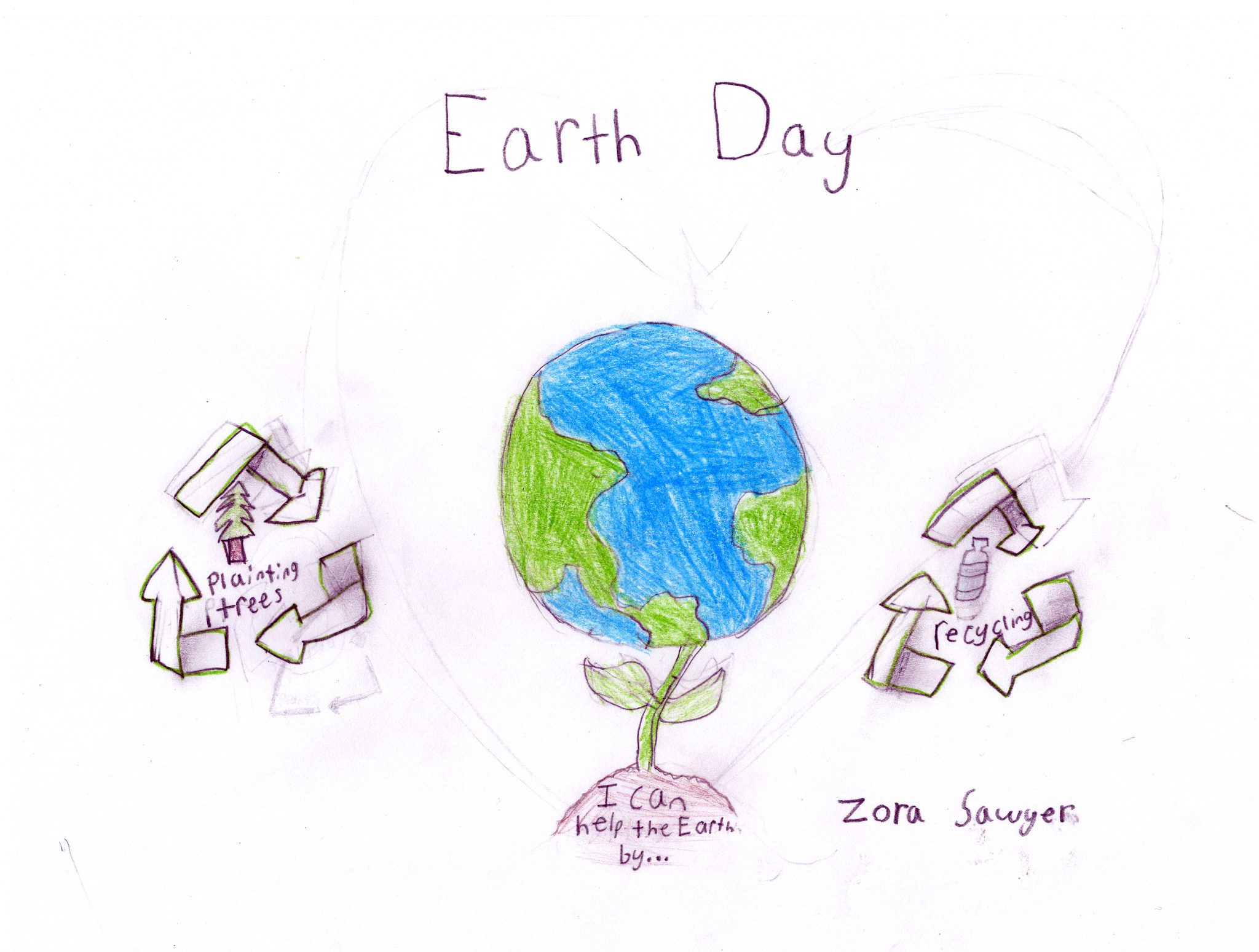 Earth Day Drawings Gazette Journal