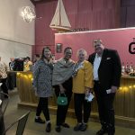 The Gloucester Daffodil Club’s annual auction and gala was held on Saturday, Nov. 18 at Zoll Vineyards, Dutton. Among those attending were, from left, Ceci Brown, Varetta Hamlin, Carla Stanley and Bill Thomas.