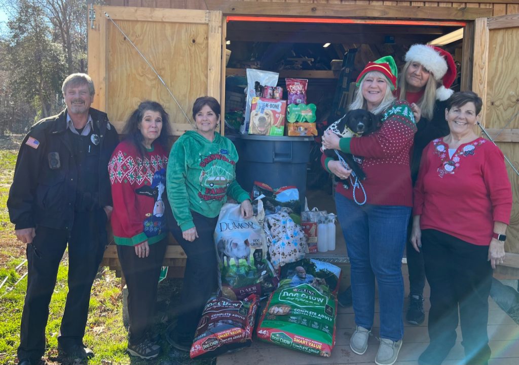 auxiliary holiday food drive animal control