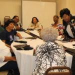 church widow luncheon 1 group discussion