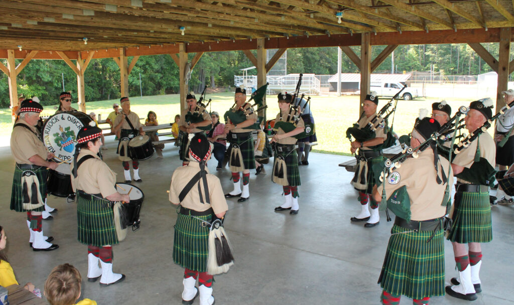 mathews library highland games bagpipes