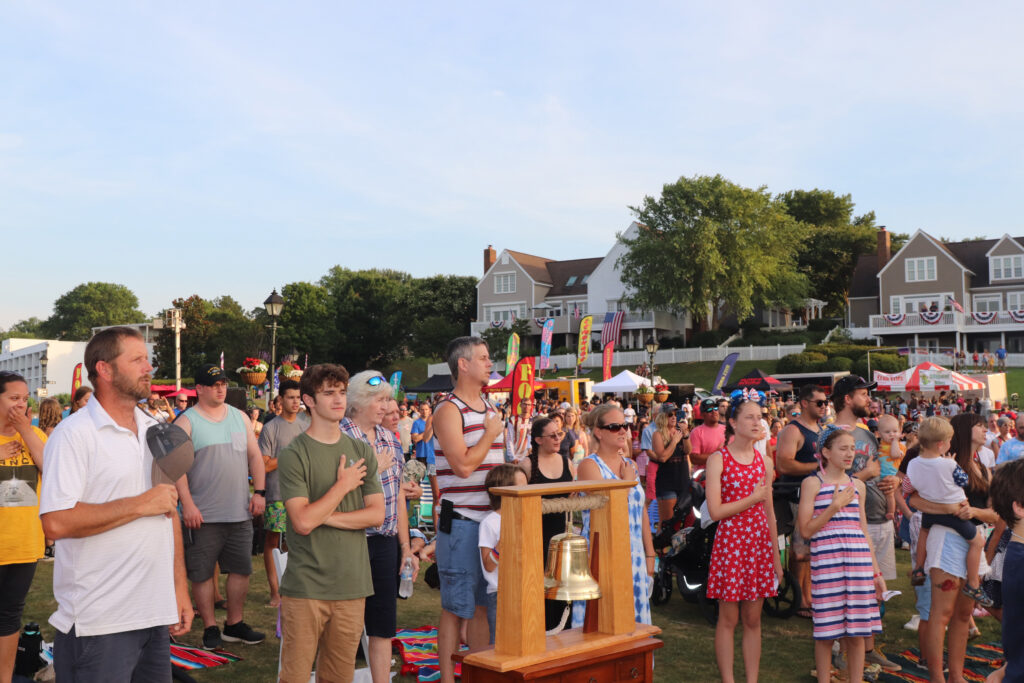 neighbors July 4th Bell Ringing Ceremony