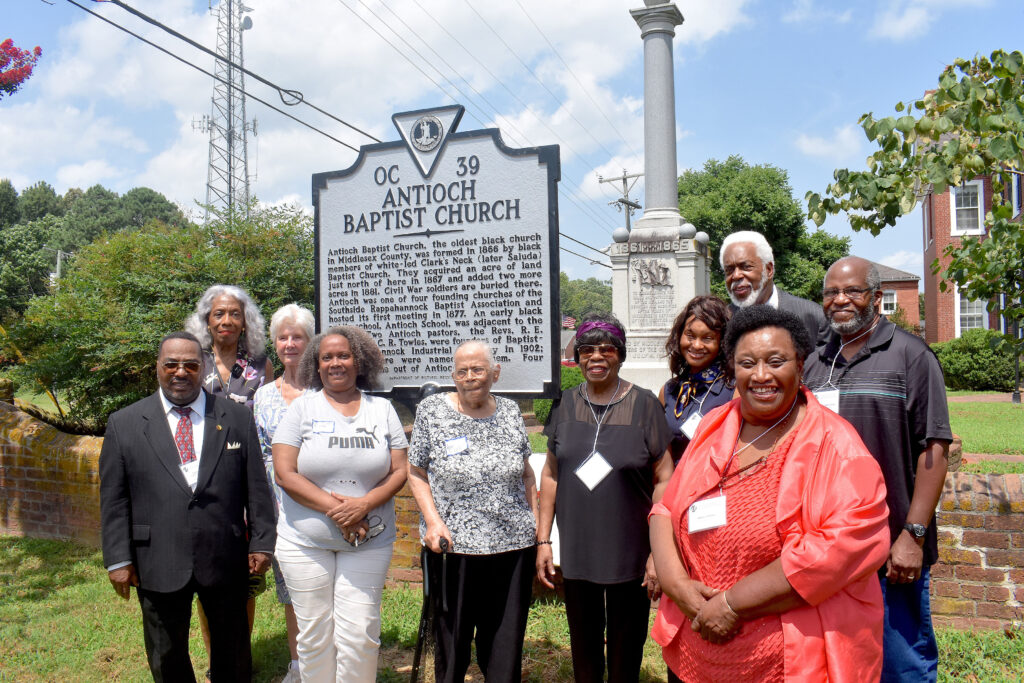 church antioch saluda marker dedication