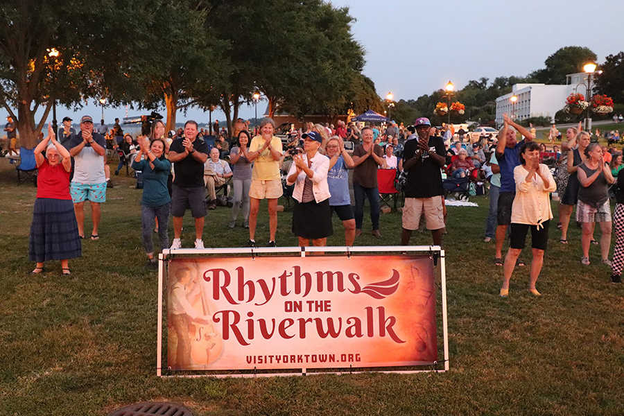 neighbors rhythms on the riverwalk