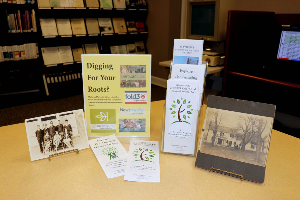 mathews library genealogy workshops