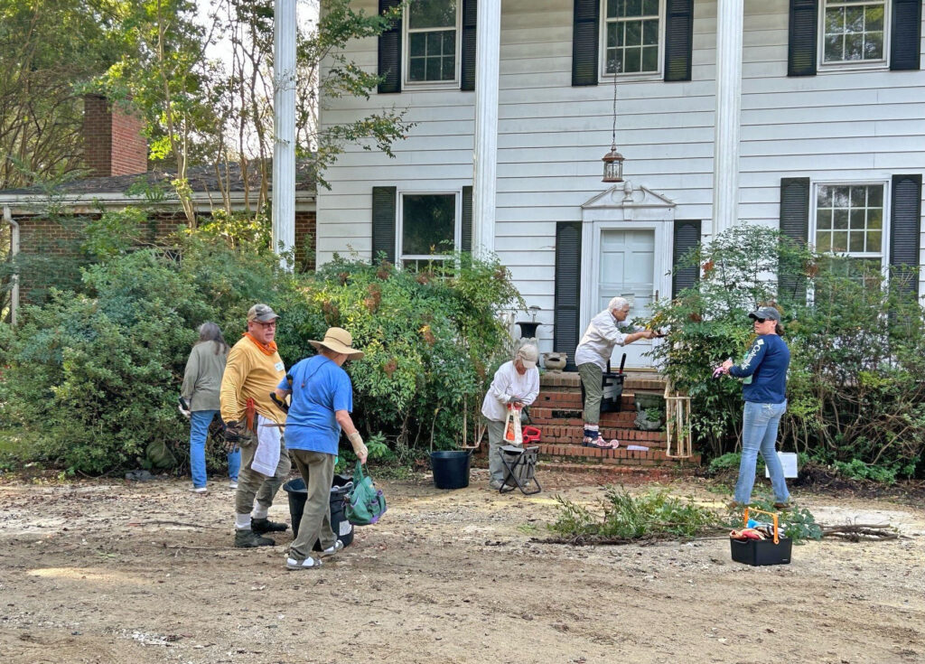 mathews canine companions master gardeners work day 1.jpeg