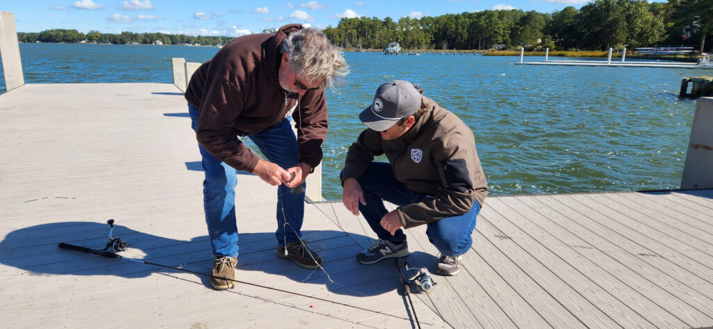 mathews learn to fish