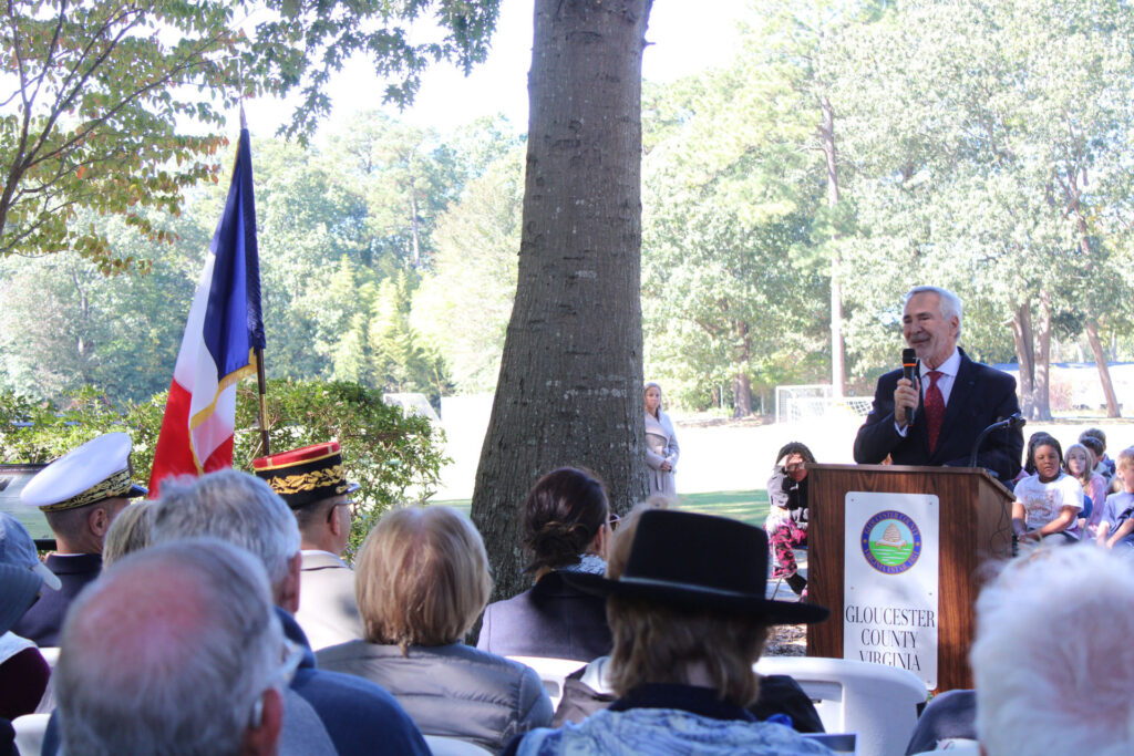 memorial dedication ceremony battle of the hook chaunu