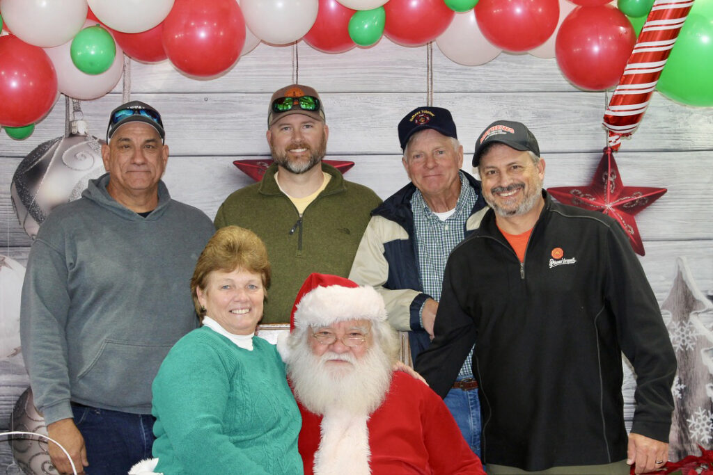 mathews santa at fire station