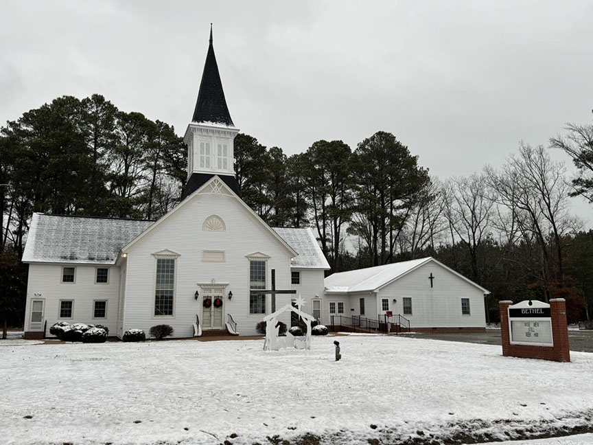 church bethel church of mathews in the snow monday by stephanie rowe