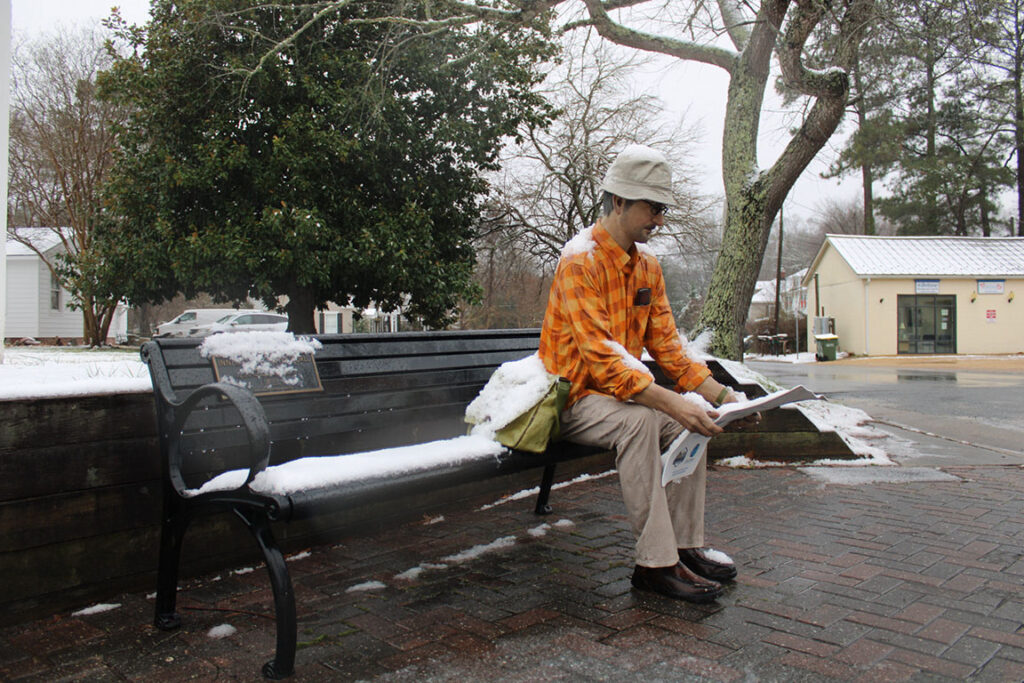 winter storm blair inner world, outer world seward johnson